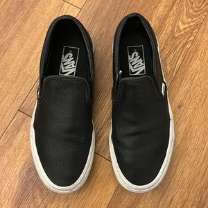 Leather vans